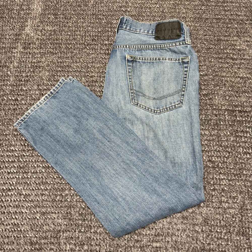 Bullhead Mens Slim Fit Jeans Size 32x30 Denim Light Wash Blue Casual